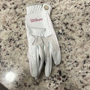 Wilson golf glove Women’s : White Left Hand Medium